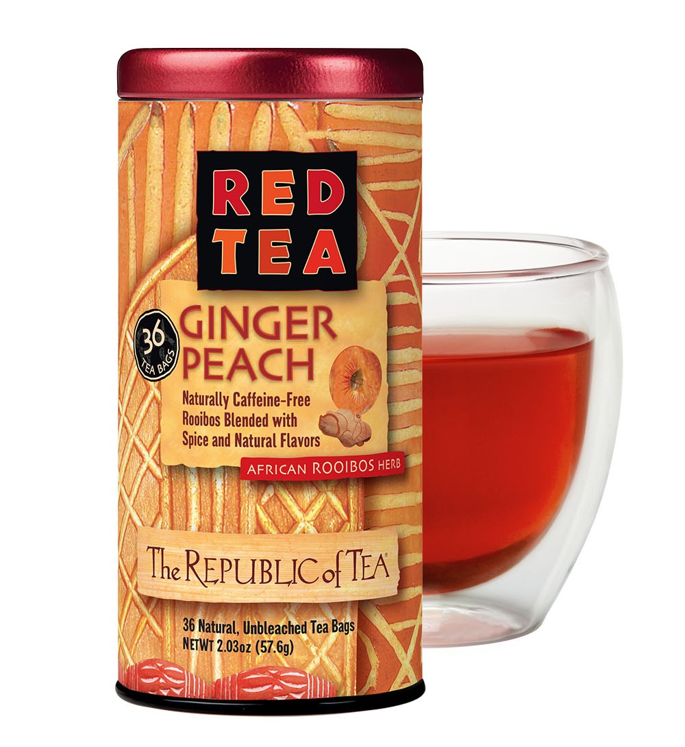 Ginger Peach Red Tea Bags