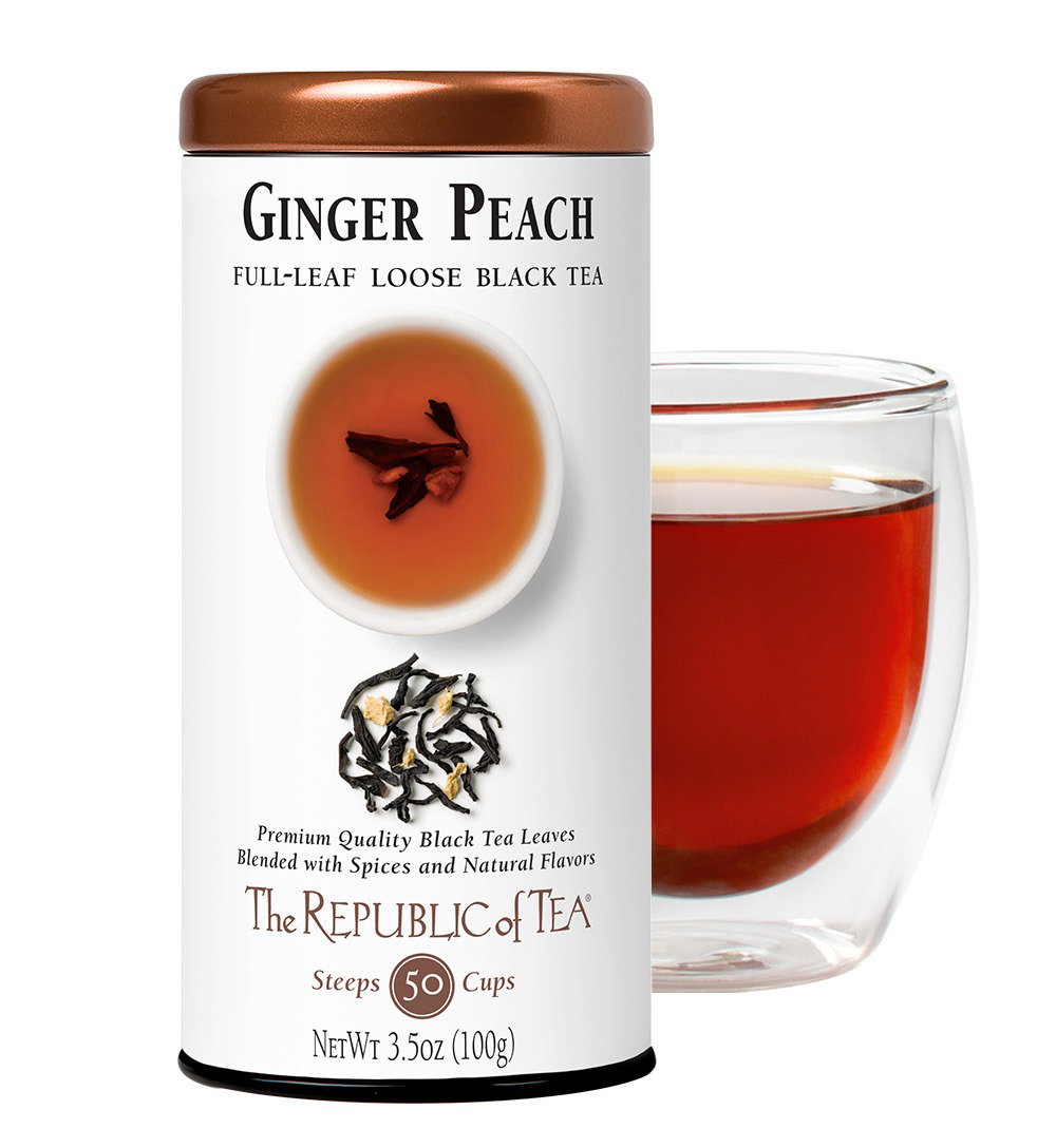 Ginger Peach Black Full-Leaf Tea
