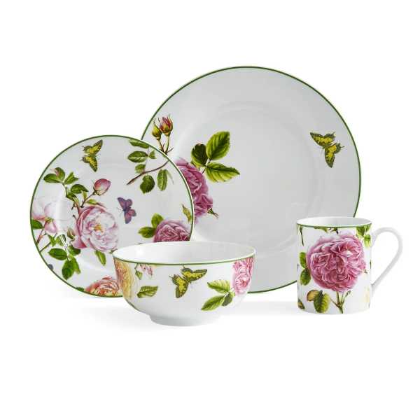 Home 16 Piece Set, Roses