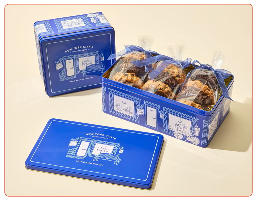 Levain Bakery Cookie Tin