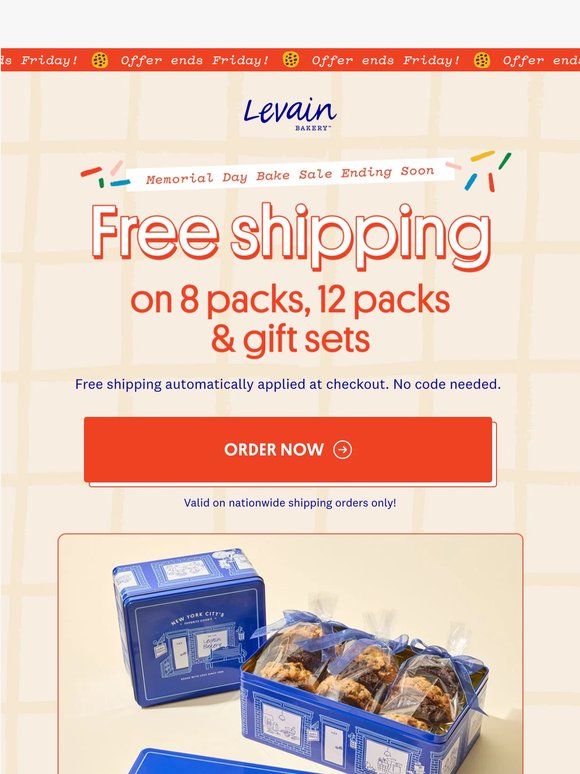 Reminder: Free shipping ends soon ⏳