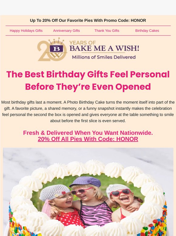 Turn a Favorite Photo Into a Birthday Cake They’ll Never Forget