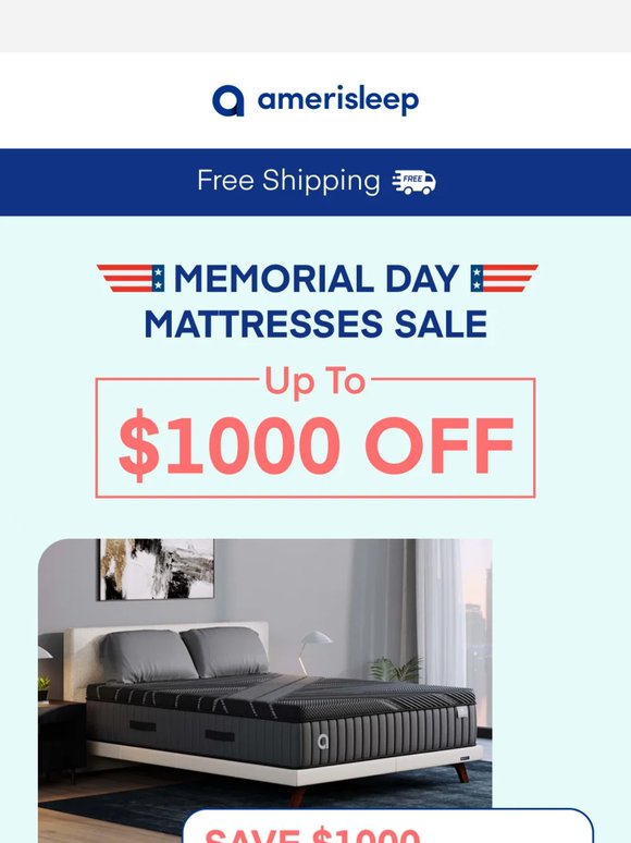 Save up to $1000 on Award-Winning Mattresses