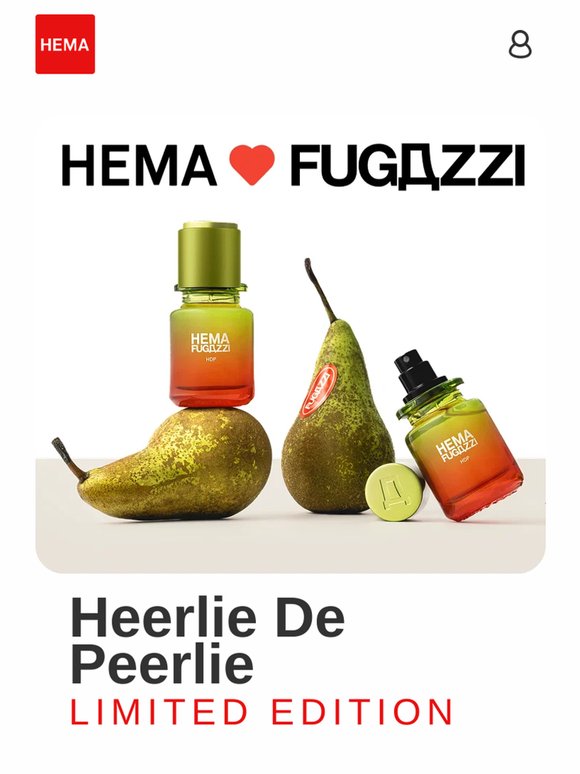 nu verkrijgbaar: Heerlie De Peerlie parfum 🍐