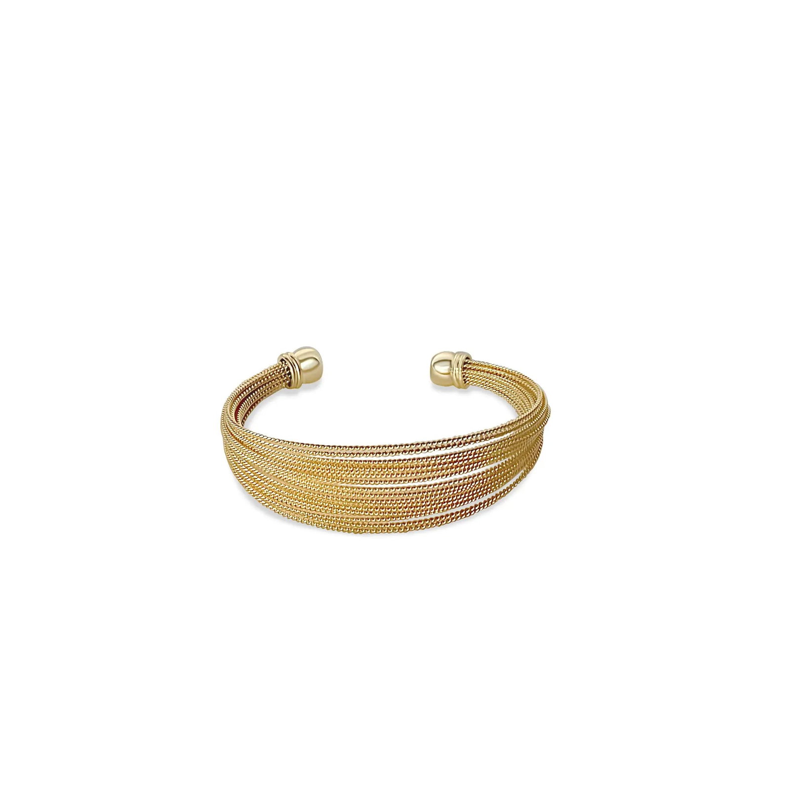 Gold Mesh Bangle