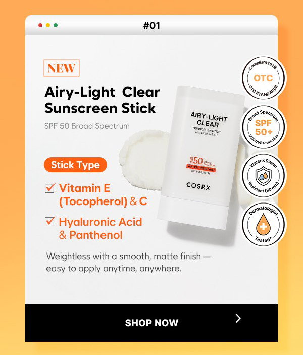 Airy-Light Sunstick