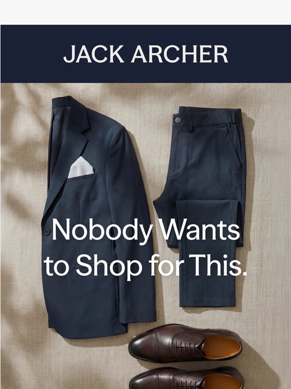 Nobody wants to shop for this. So we did it.