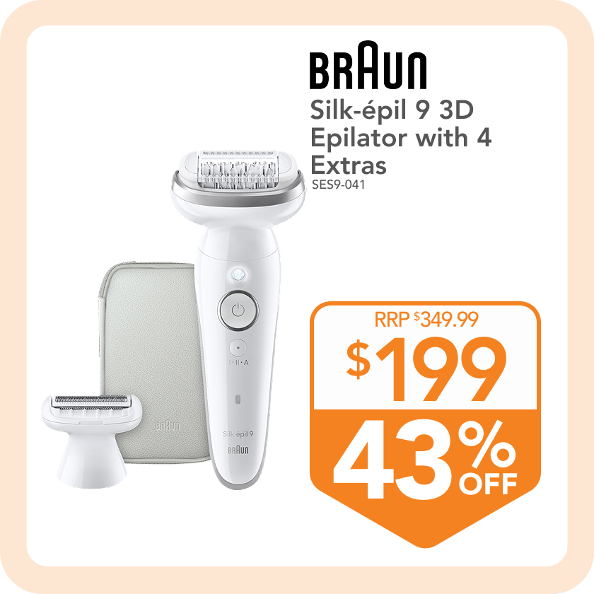 Silk-épil 9 3D Epilator with 4 Extras