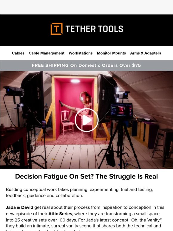 Building Big Production Sets in Small Spaces