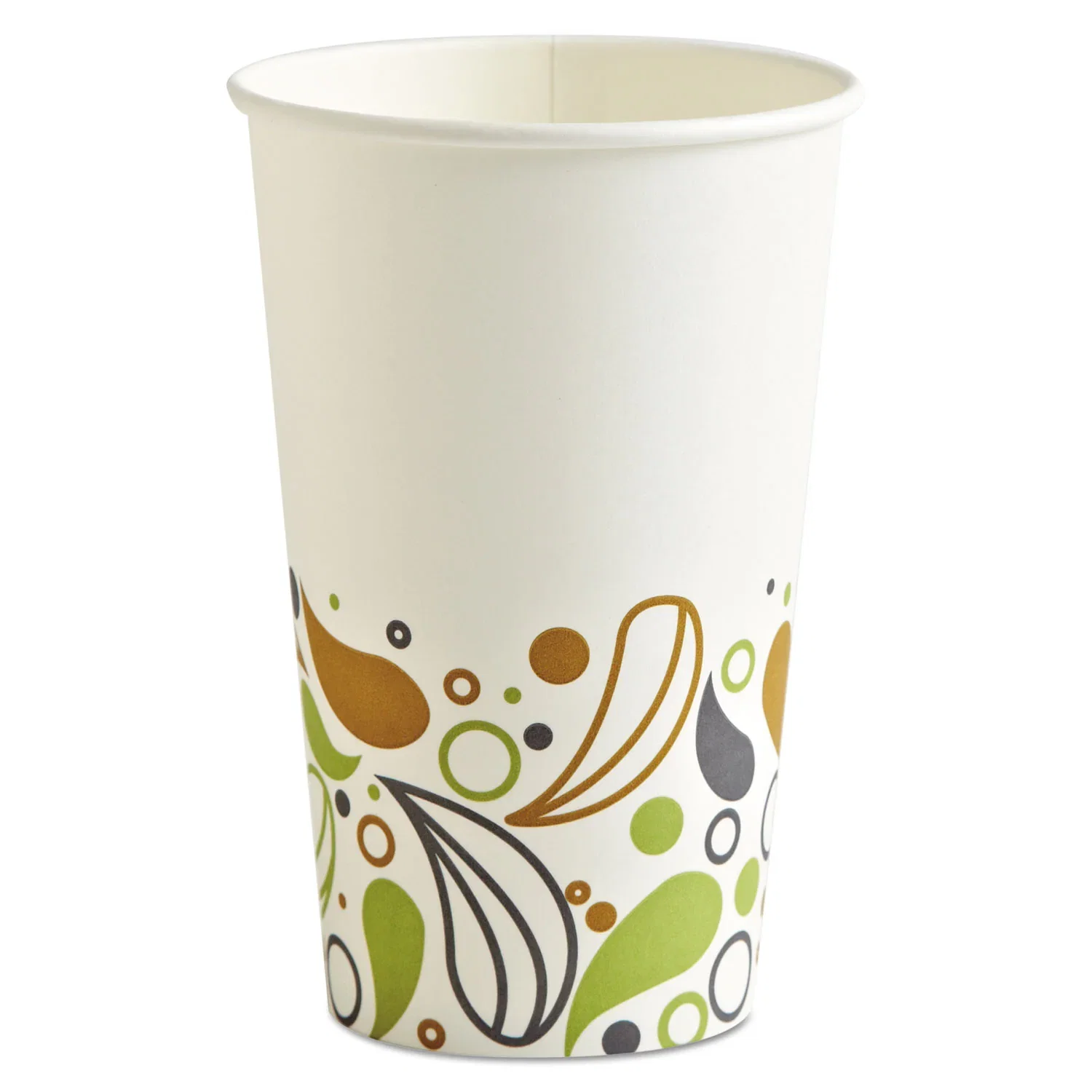 Image of Boardwalk® Deerfield Printed Paper Hot Cups, 16 oz, 50 Cups/Sleeve, 20 Sleeves/Carton (BWKDEER16HCUP)
