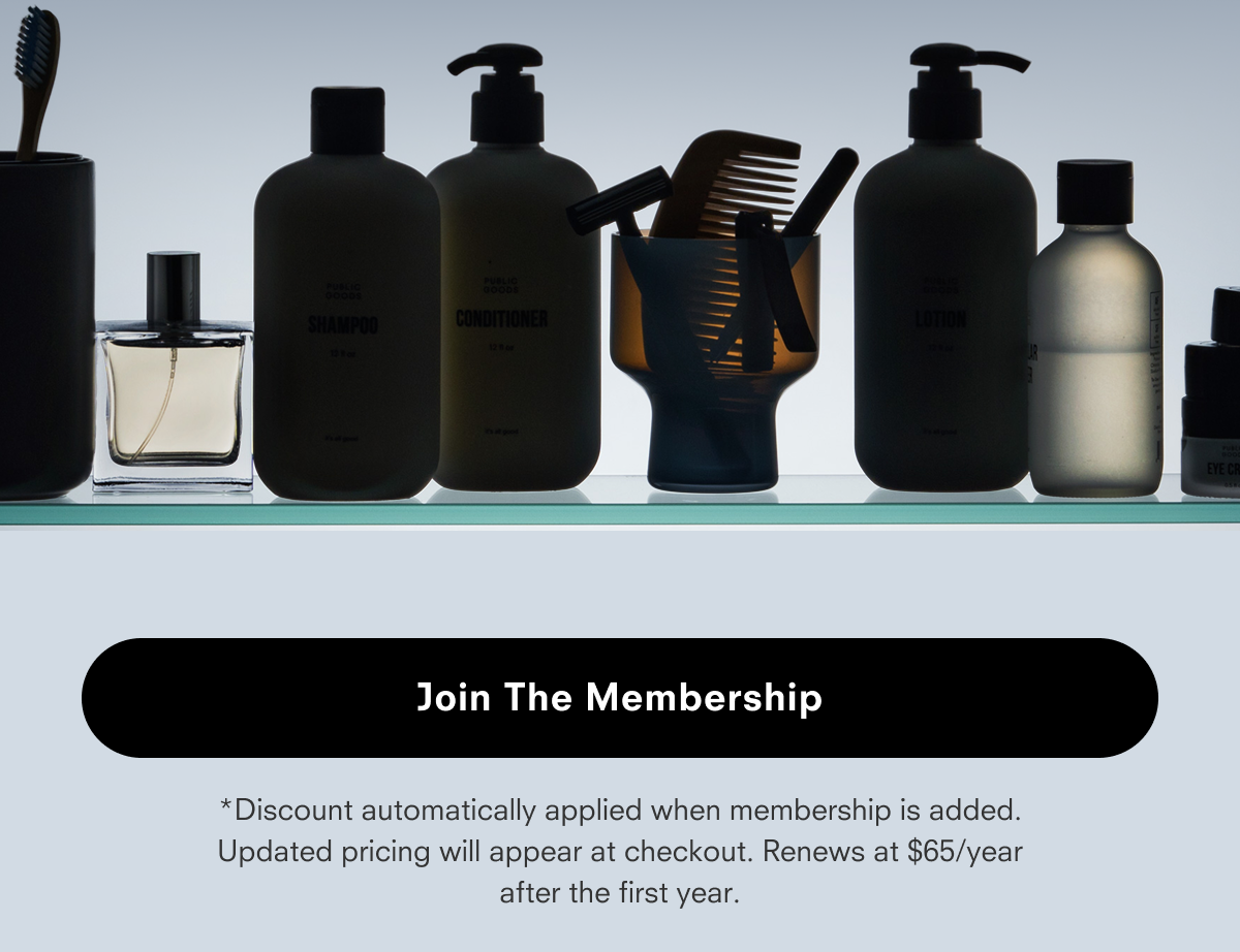 Join The Membership *Renews at $65/year after the first year.