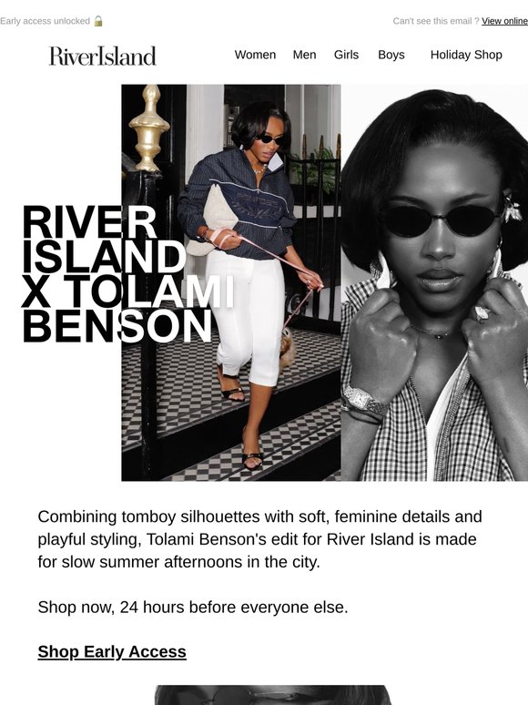 Shop RI x Tolami Benson before everyone else!