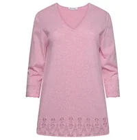 Soft Cotton Pointelle Jumper
