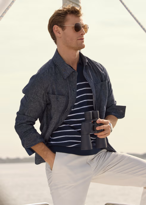 Jos. A. Bank Linen Shirt Jackets Starting at $129.50