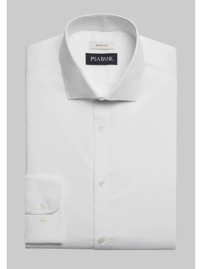 Jos. A. Bank Skinny Fit Solid Dress Shirt