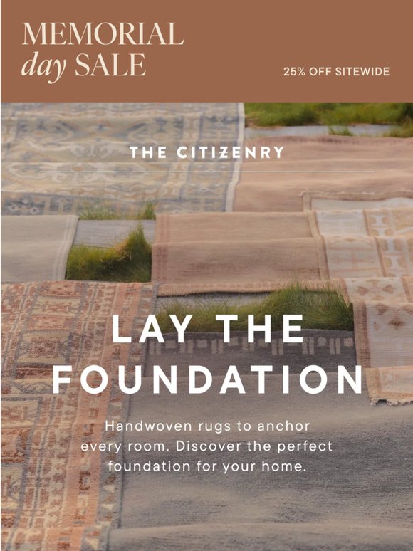 Every room starts with a rug