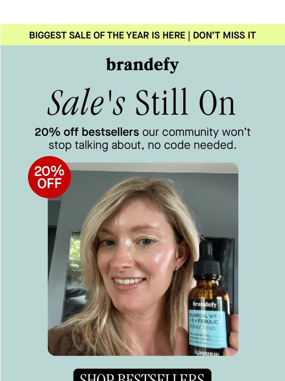 🚨 Don't lose your 20% off