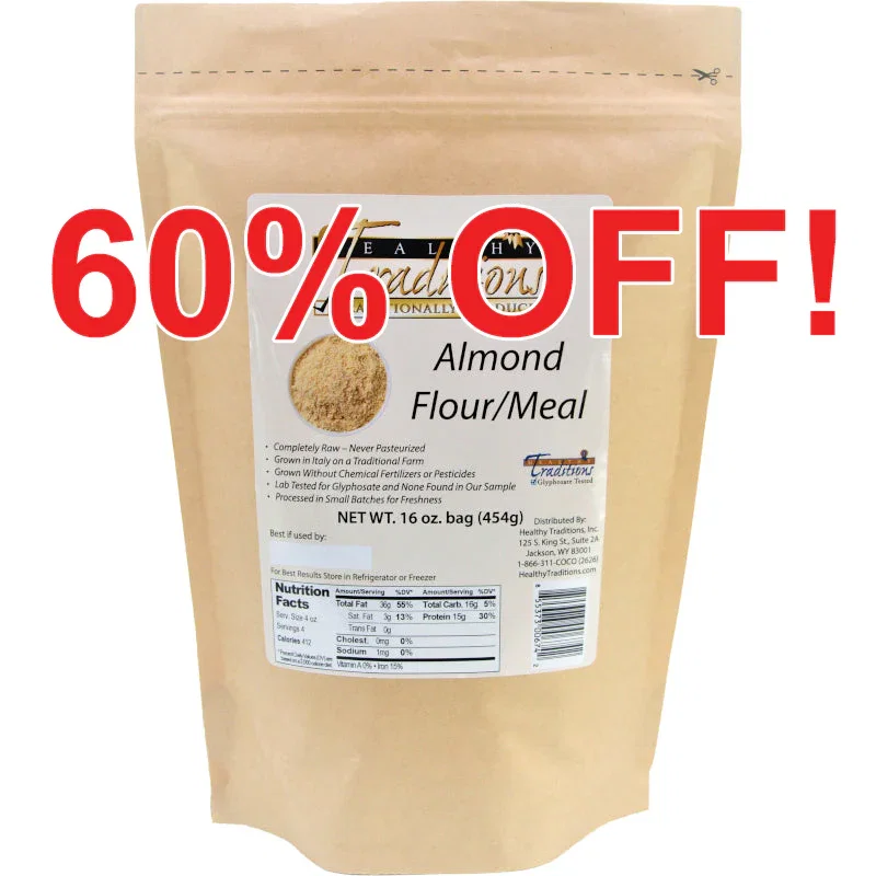 Image of Raw Italian Almond Flour/Meal - 16 oz.