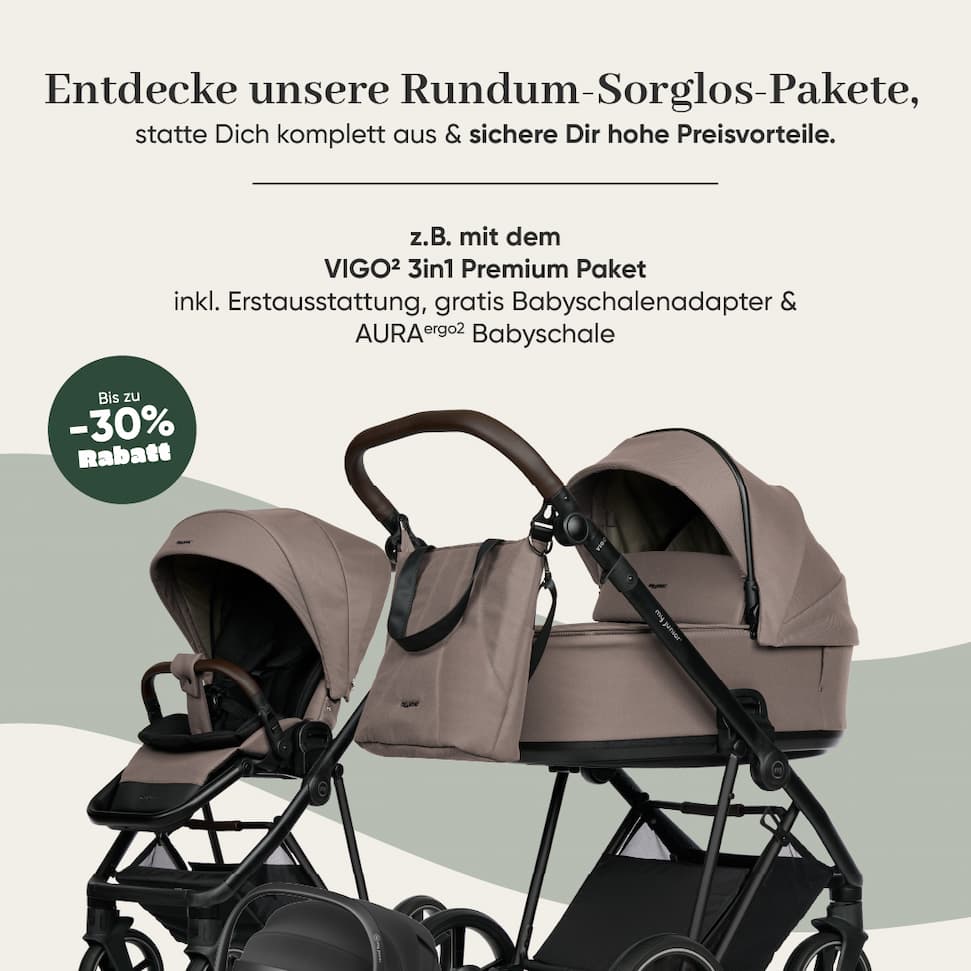 my junior kinderwagen vigo3 3in1 premium paket