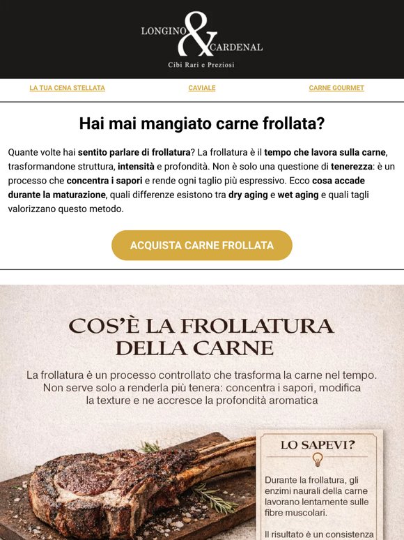 🥩 Conosci la Frollatura della Carne? | Scopri le Migliori Carni Dry Aged
