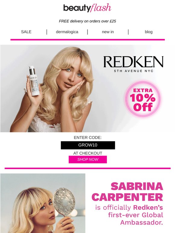 Extra 10% Off REDKEN - Today Only!