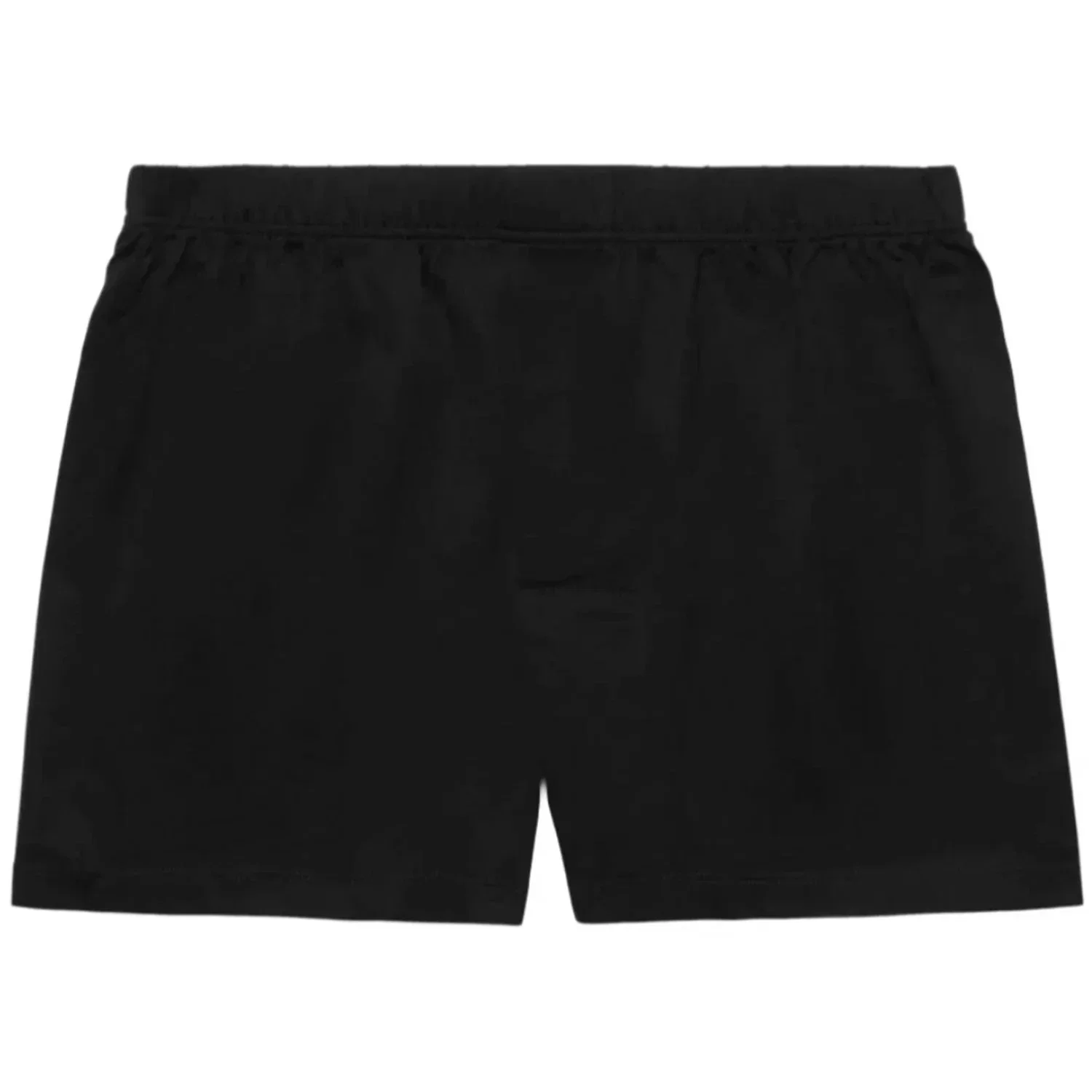Image of Bresciani 100% Cotton Boxer Briefs Black