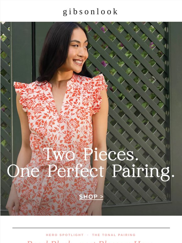Two Pieces. One Perfect Pairing.