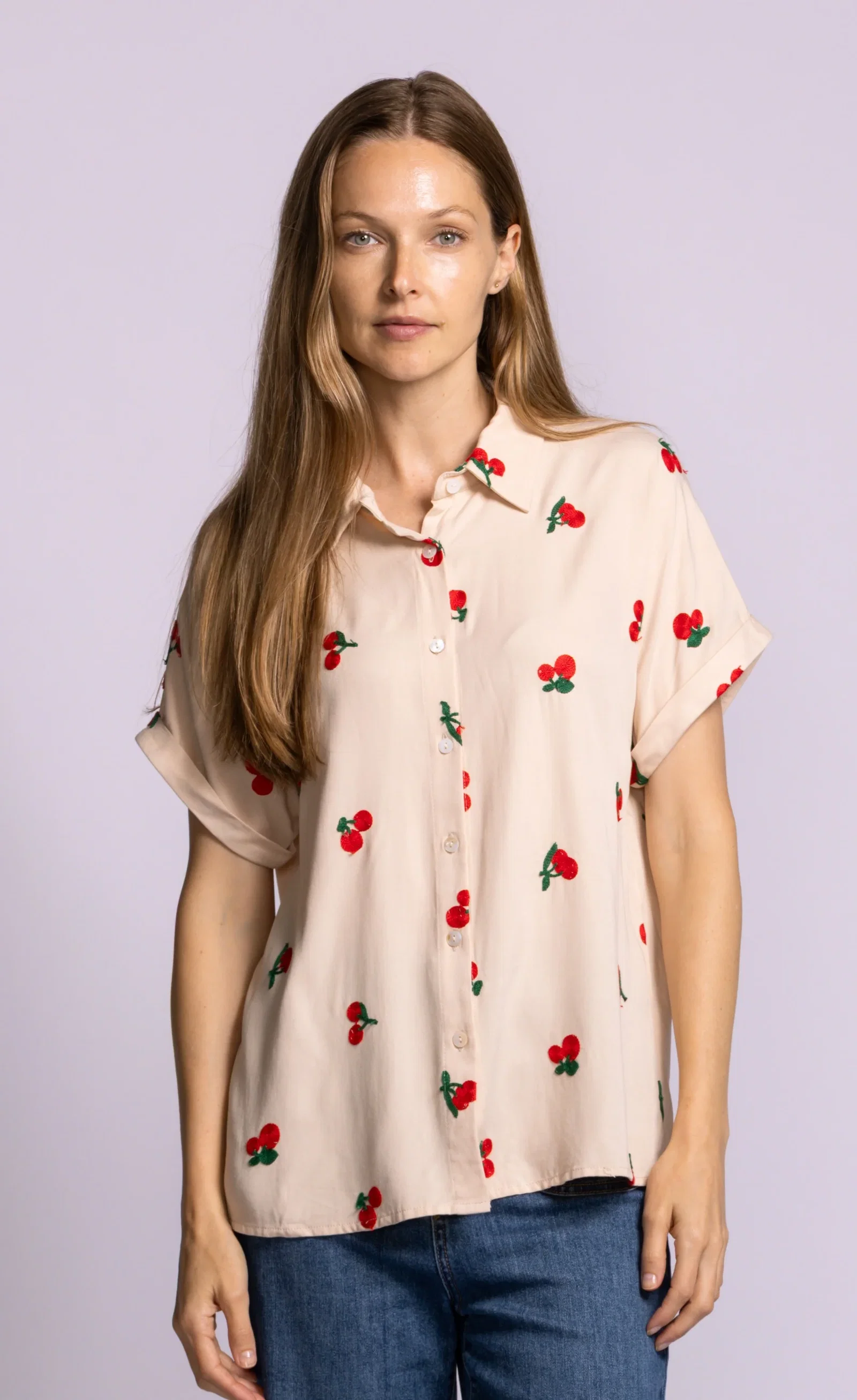 Mon Cherry Top Beige