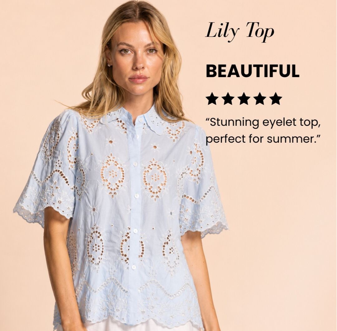 Lily Top Blue