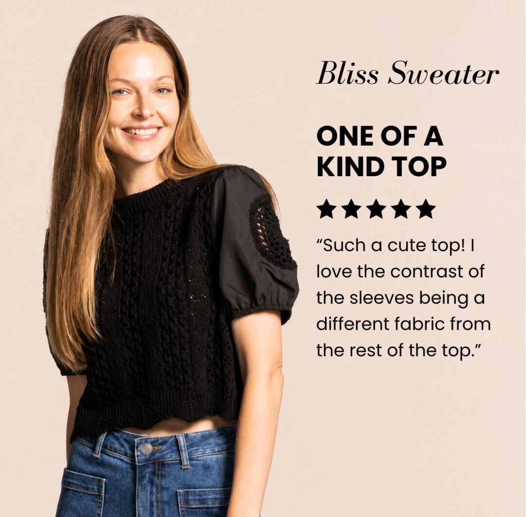 Bliss Sweater Black