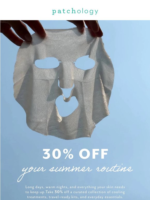 Summer starts now, 30% off