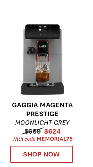 Gaggia Magenta Prestige in Moonlight Grey