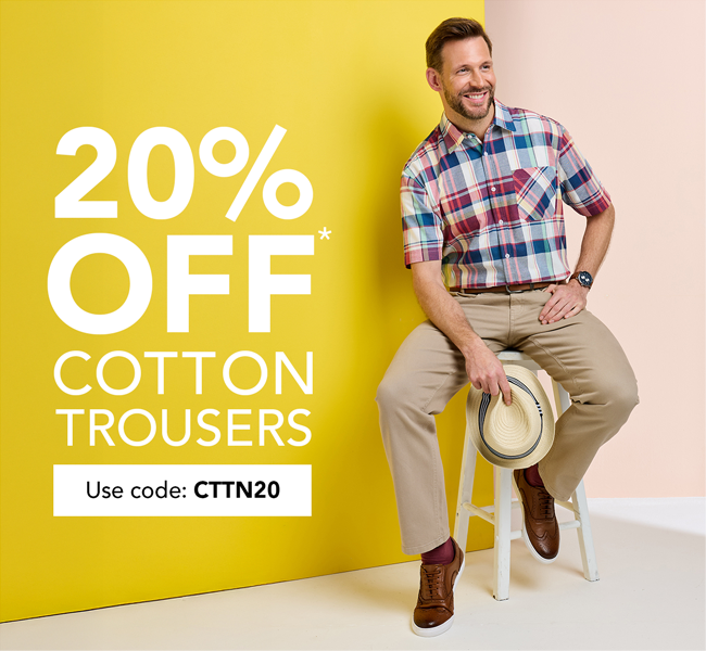20% Off Cotton Trousers