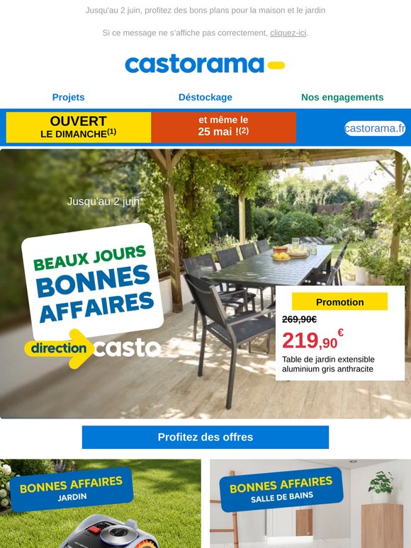 Beaux jours I Bonnes affaires  ➡️
