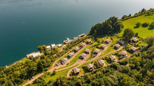 Chalets direkt am See
