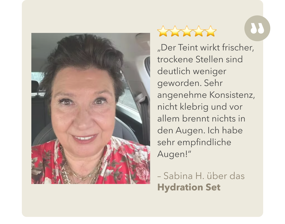 Sabina H. über das Hydration Set