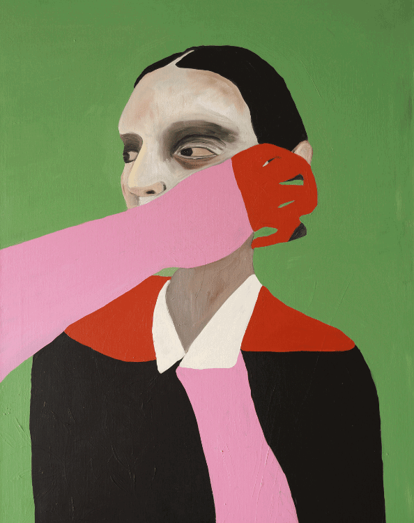 painting of a woman