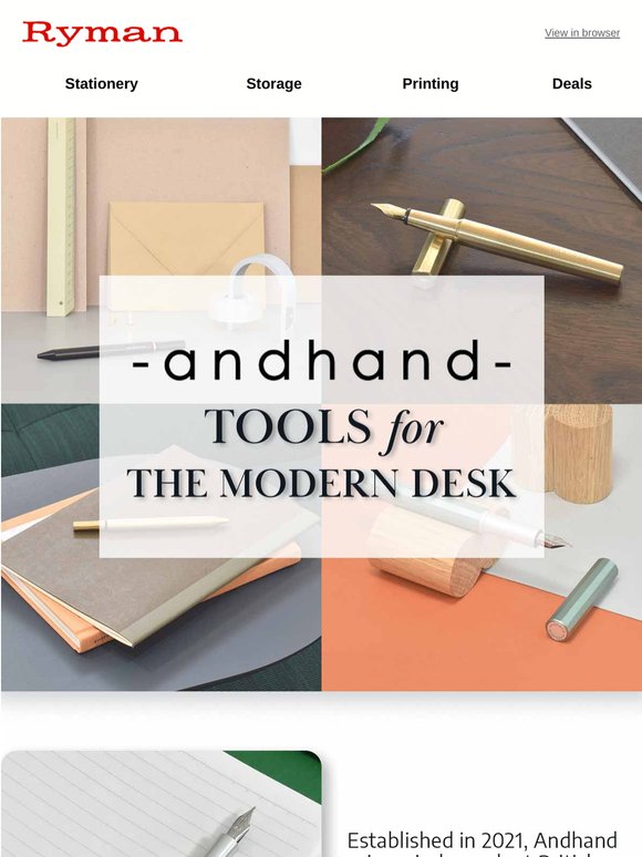 Andhand: Tools For The Modern Desk