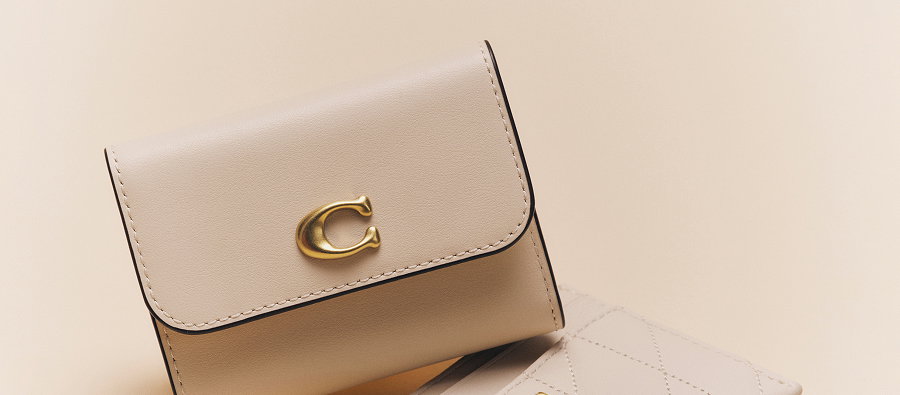 Essential Card Holder Wallet Brass/Chalk