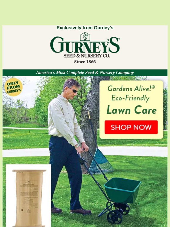 Get your lawn in shape for summer!