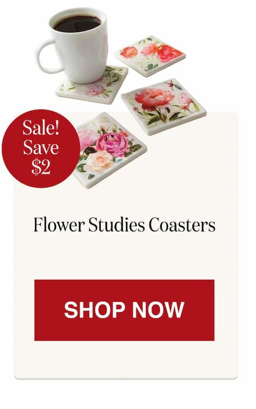 Flower Studies Coasters [Click here to Shop Now]