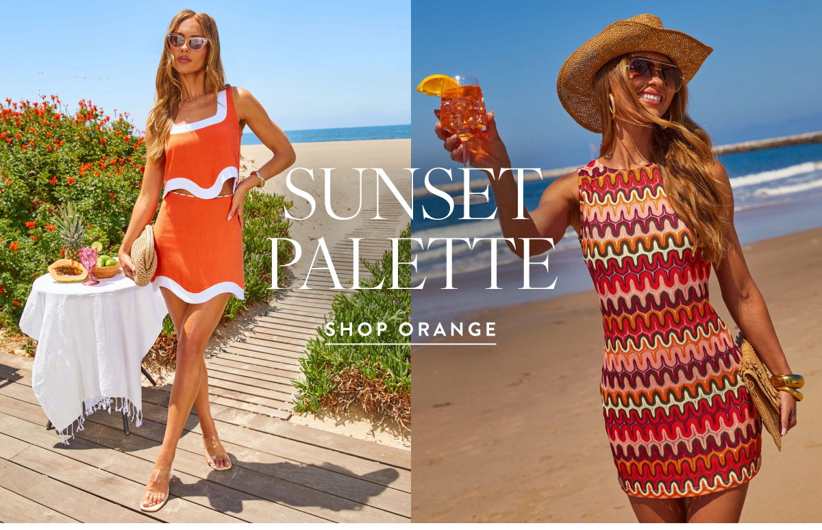Sunset Palette. Shop Orange