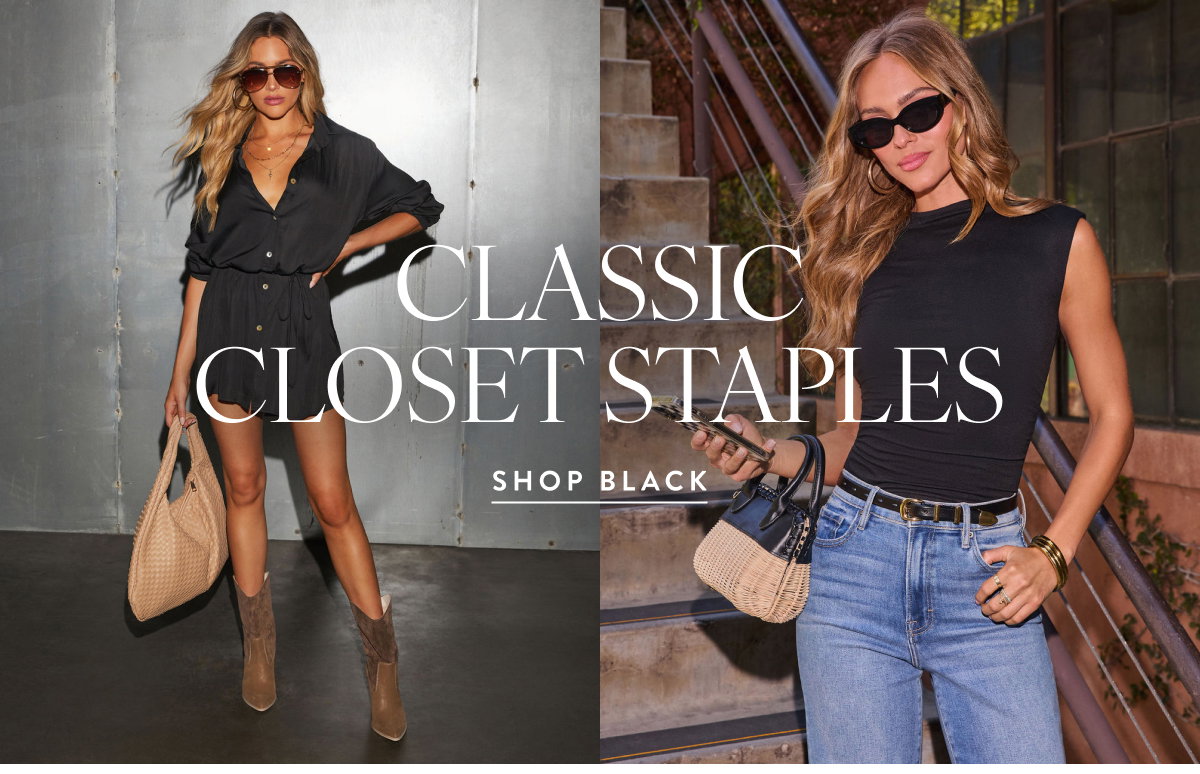 Classic Closet Staples. Shop Black
