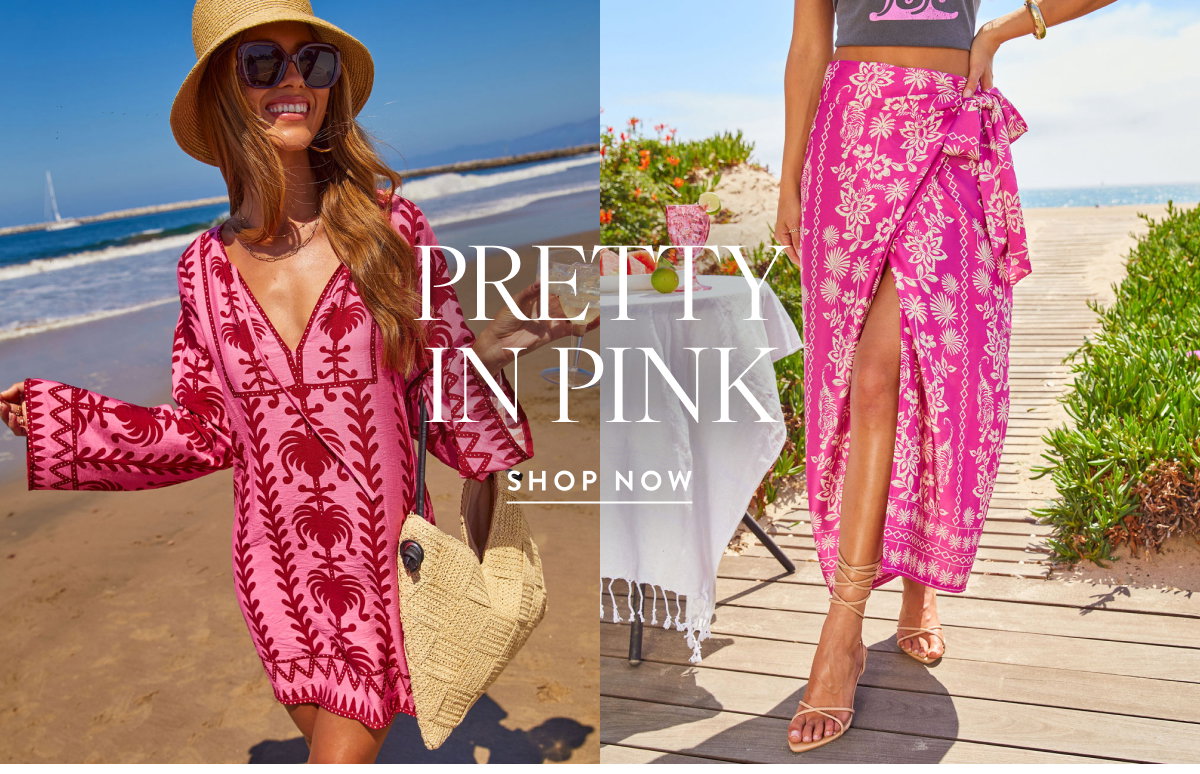 Pretty in Pink. Shop Now