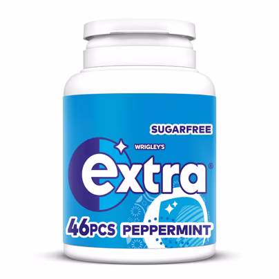 Wrigley's Extra Chewing Gum, Peppermint Flavour,...