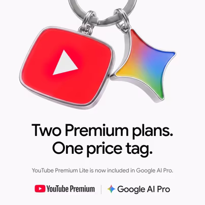 Google AI Pro subscription now includes YouTube...