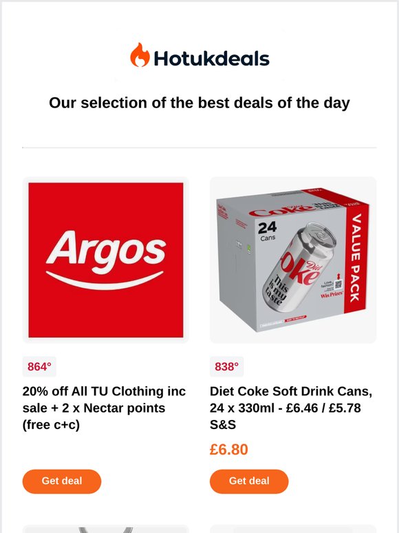 Our selection of the best deals of the day