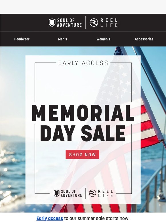 Memorial Day Sale: Early Access