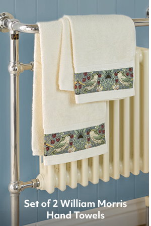 Set of 2 William Morris Hand Towels