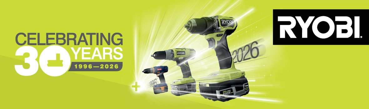 Ryobi 30 vuotta